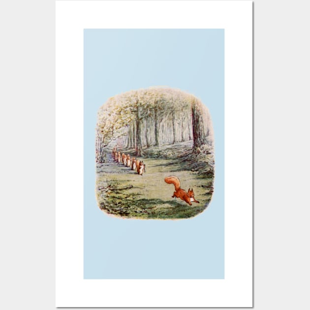 Squirrel Nutkin - Beatrix Potter Wall Art by forgottenbeauty